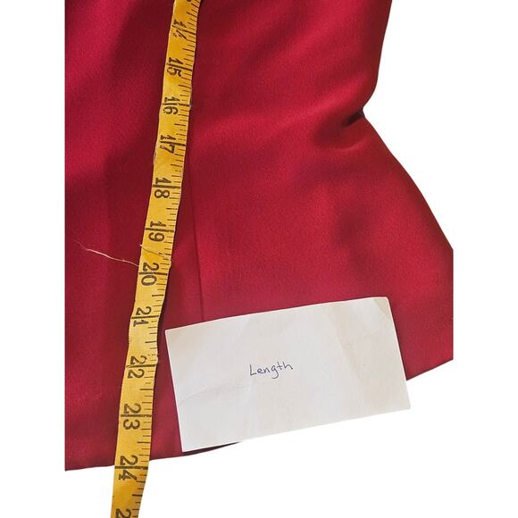 Women's Draper's & Damon's Red 2 piece Suite Size 10 - Picture 6 of 9